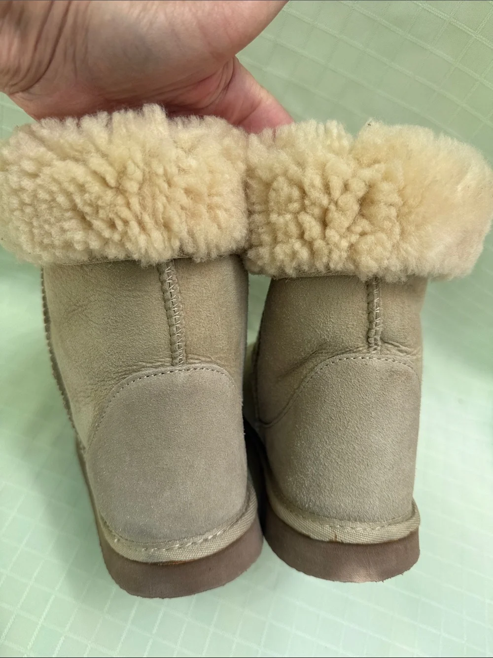 Vintage cozy shearling